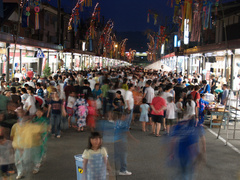 十日町駅通り七夕まつり参加します.2009.07.03