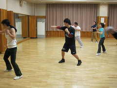 20110213キックボクササイズ&太極舞の体験会